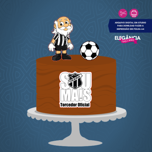 Topo de Bolo Ceará Arquivo de Corte